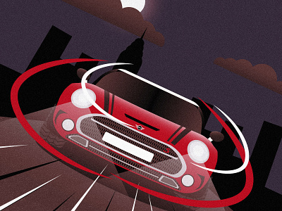 Mini - The future is faster than you thought, DRIVE IT adobe illustrator cc adobephotoshop flat design illustration vector