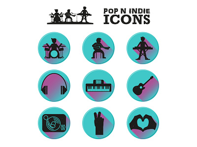 Pop Indie Icons