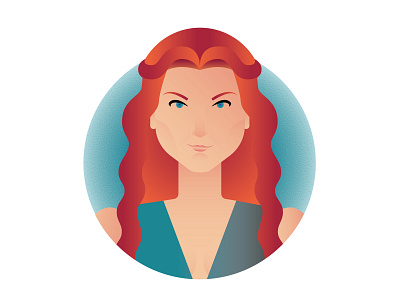 Margaery Tyrell: Winter is Here adobe illustrator cc flat design game of thrones graphic deisgn hbo icon icon a day illustration juegodetronos margaery tyrell minimal minimalism natalie dormer poster vector