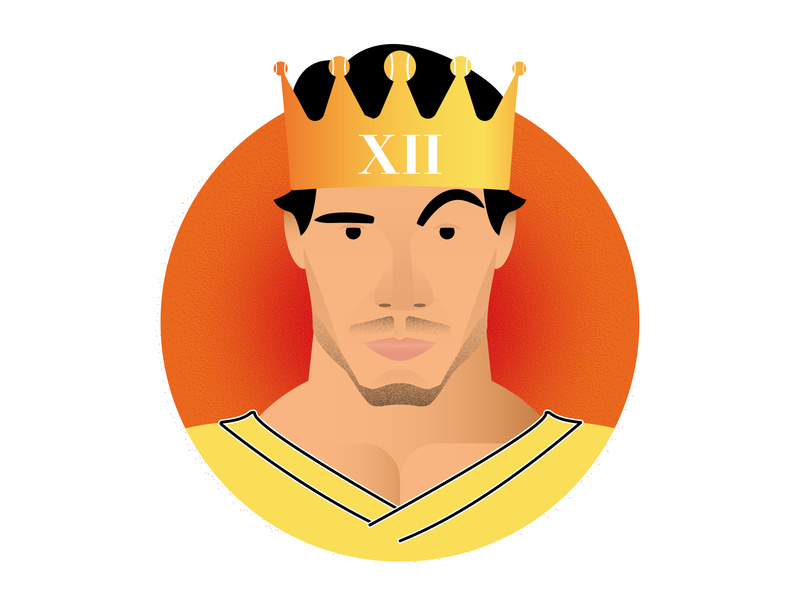 Rafa Nadal - The King of Clay by Mauro Renard on Dribbble