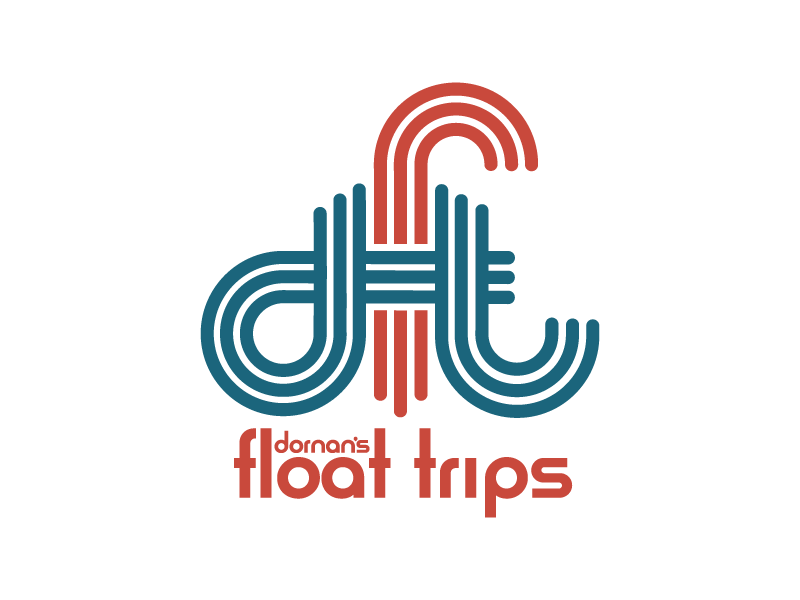 Dornan's Float Trips branding design graphic design illustrator jackson jackson hole logo logo design wyoming