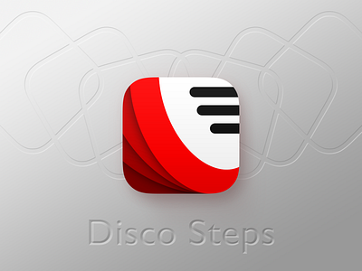 Disco Steps App Icon app design icon ios