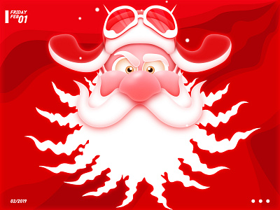 Santa Claus caracter christmas design drawing father christmas hat illustration oldman red santa claus vector whiskers