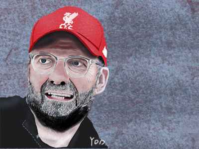 Klopp hand painted