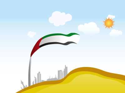 Abu Dhabi Capital Of UAE Artwork abu dhabi arabs artwork dubai flag gulf sun uae