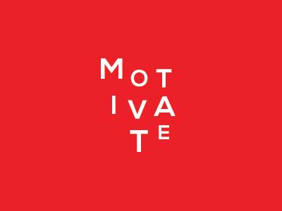 Motivate Logo artwork bahrain brand brands dubai logo red uae