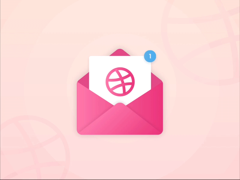 Hello Dribbble after effects animation debut first shot gif hello dribbble invitation invite thanks
