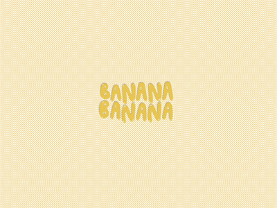Banana Banana design gif illustration photoshop