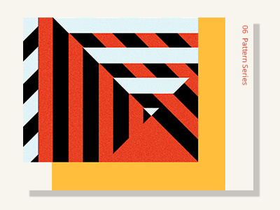 Pattern 9 abstract adobeillustator card design flat graphic inspiration orange pattern shape vector yellow