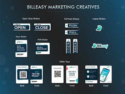 Billeasy Marketing Creatives colors colorscheme creatives design graphic design offline photoshop