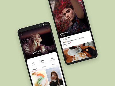 Social Media App figma instagram socia media ui