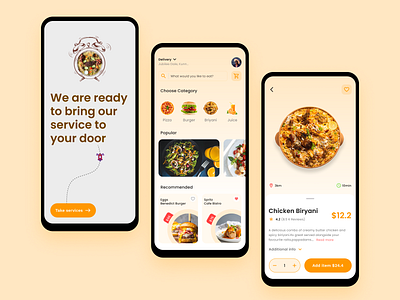 Food App figma food food app ui