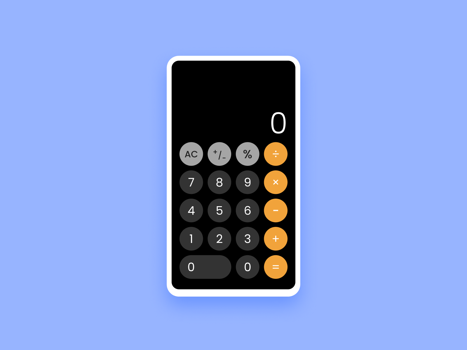 Calculator by james joseph on Dribbble