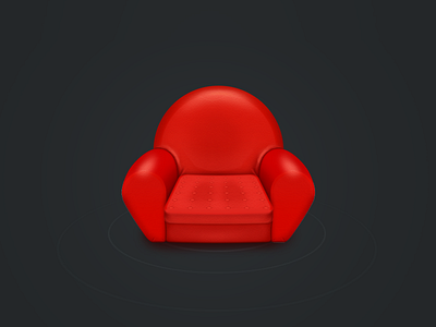Sofa red sofa