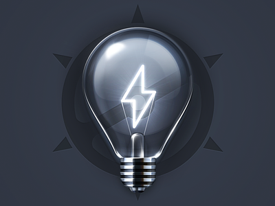 Bulb Dribbble bulb idea light lightning logo real