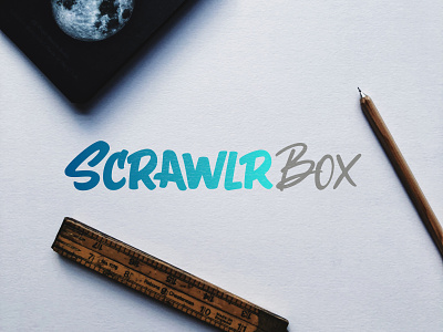 ScrawlrBox Rebrand hand letter logo logotype rebranding