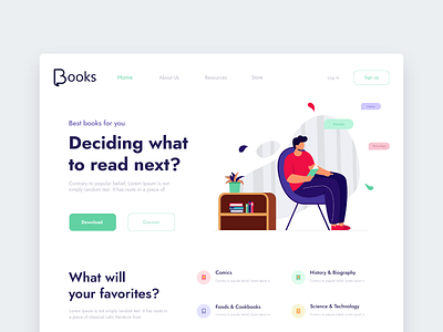 Book Store | Landing Page