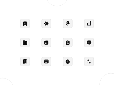 Icon Set 2 app icons branding fill icons icon icon design illustration inspiration logo minimal icons ui vector