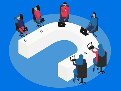 Conference Illustration business character conference flat design illustration inspiration layout minimal office ui