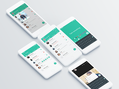 Whats-app Redesign app concept illustration illustrator minimal mobile app mock up redesign ui design vectors whatsapp