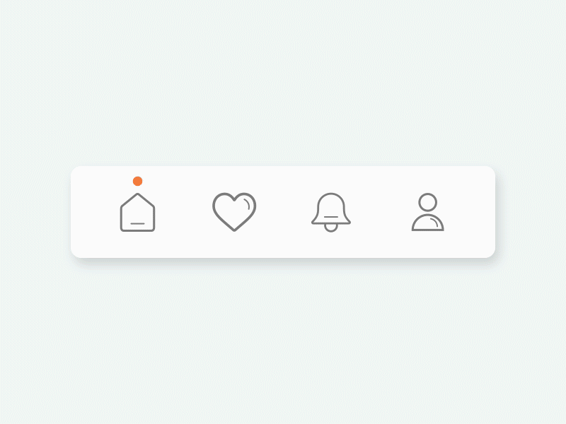 Tab Bar Animation after effects animation icons illustraion microinteraction motion tab bar ui ux uxdesign vectors