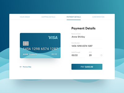 Daily UI 002 Credit Card Checkout credit card checkout dailyui dailyui002