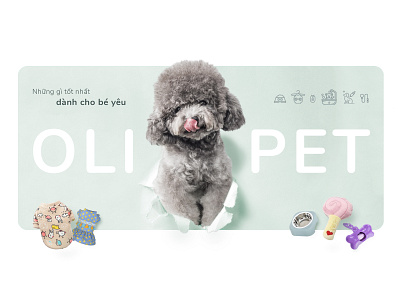 Pet shop banner banner pet