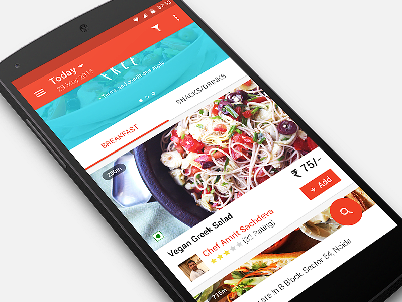 Food Delivery App - Android by Dhiraj S. Karki | Dribbble ...