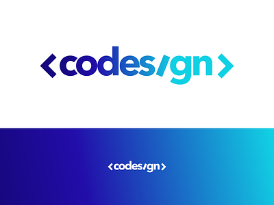 codesign logo code design gradient logo