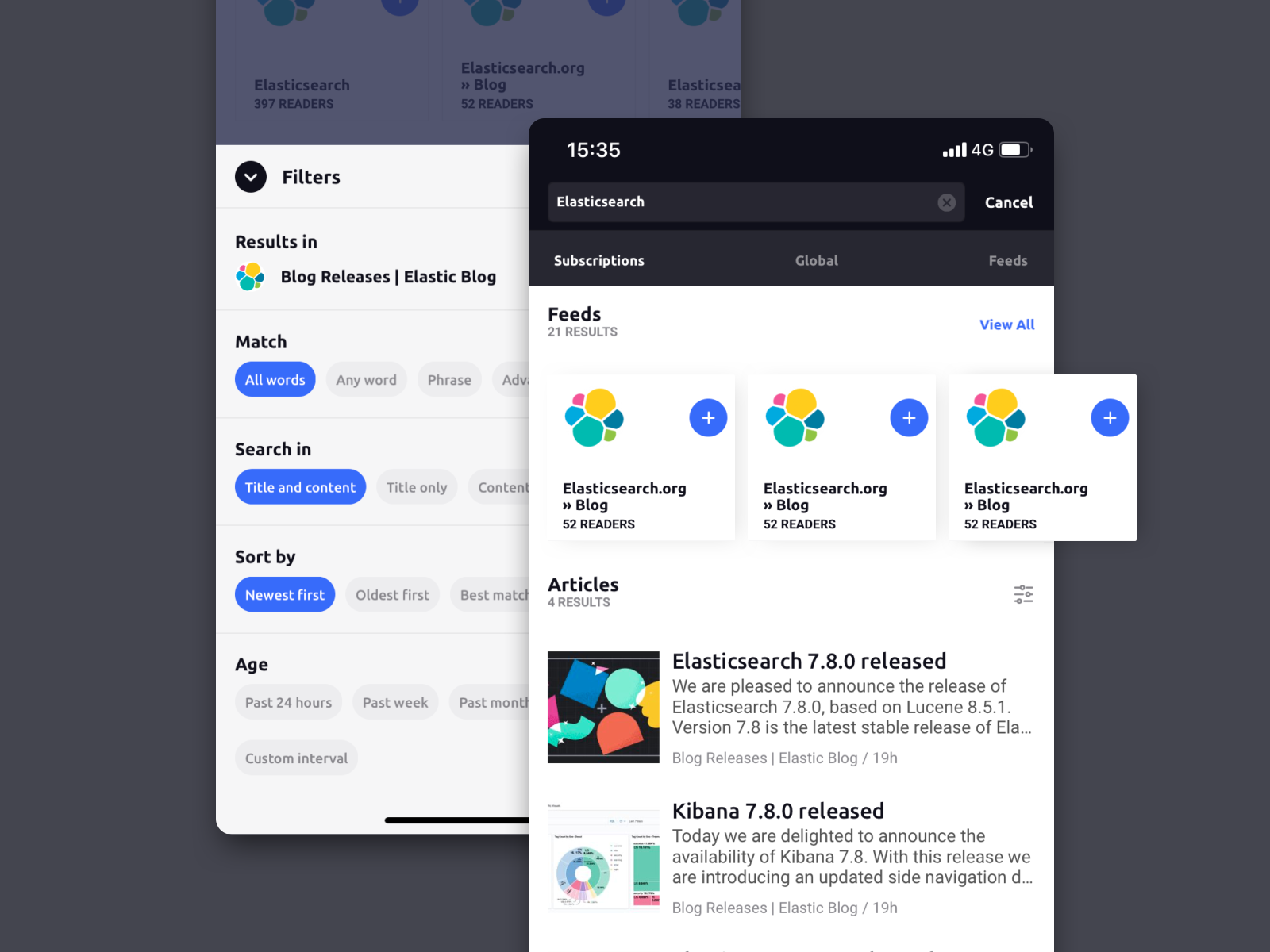 Advanced Search by Kristiana on Dribbble