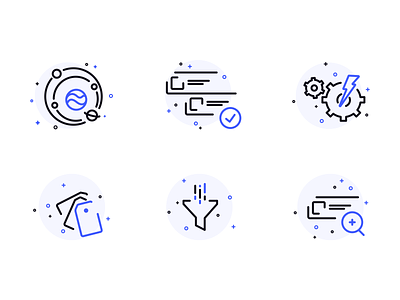 Empty Screens Illustrations articles checkmark empty filters icons illustraion linear onboarding outline placeholder rules search tags