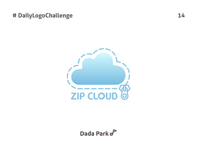 Daily Logo Challenge 14 - Zip Cloud dailylogochallenge logo logodesign