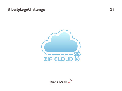 Daily Logo Challenge 14 - Zip Cloud dailylogochallenge logo logodesign
