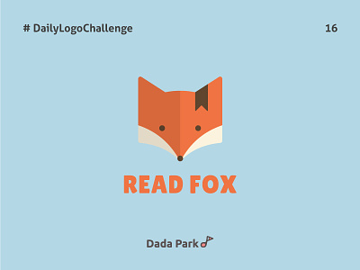 Daily Logo Challenge 16 - Read Fox dailylogochallenge logo logodesign