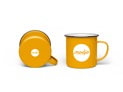 Modjo Logo identity design logo mug