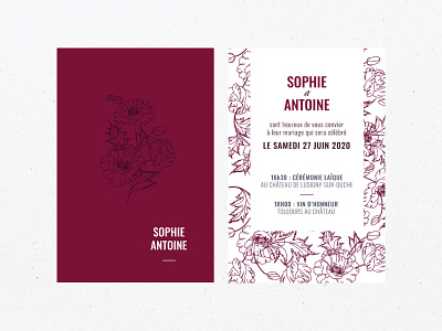 Floral Wedding Invitation