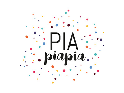 Pia Piapia Logo girls events identity design logo