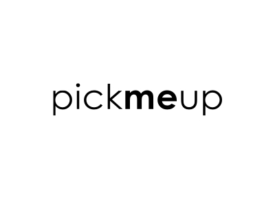 Pickmeup Logo design identity design illustration logo
