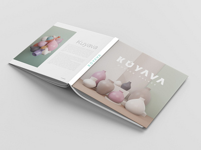 Kuyava Product Book 3d art blender book cover ceramic ceramics chennai clay logo product design