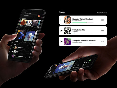 Music Player App appdesign productdesign ui uidesign uiux xd