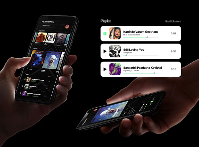 Music Player App appdesign productdesign ui uidesign uiux xd