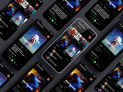 Music Player App app appdesign music musicapp productdesign ui uidesign uiux