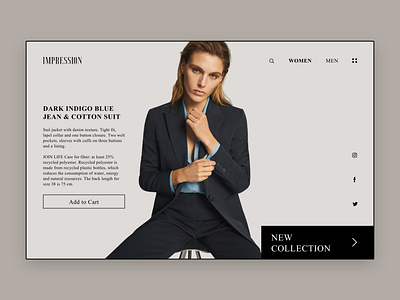 Clothes Shopping Website UI/UX Design