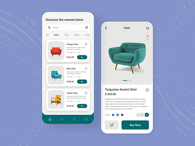 Furniture Store App UI/UX Design
