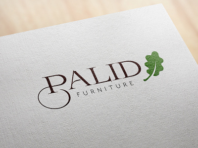 "Palıd" logo design concept for oak furniture company company concept furniture graphic graphic deisgn graphic design logo green leaf logo oak