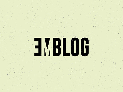 Logo design for a blogger black blog blogger design grapgic design graphic logo typography vector