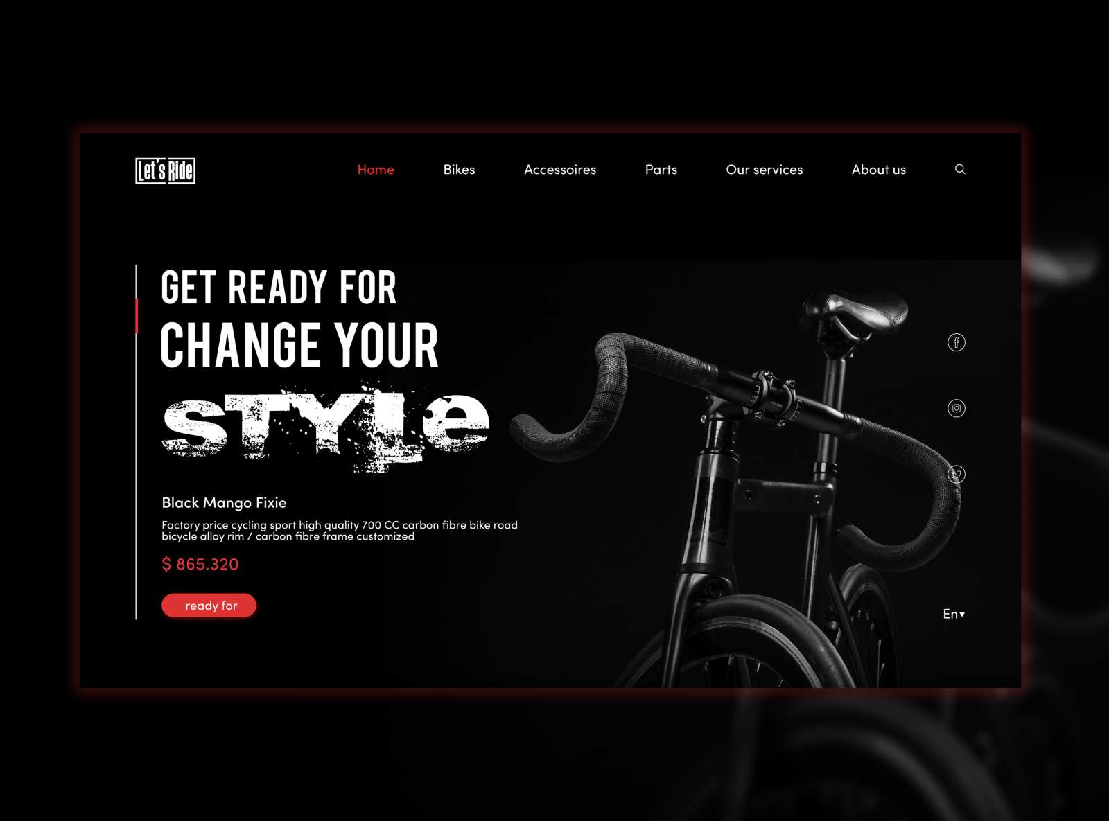 Bicycle Selling Website UI design concept by Fidan Farajullayeva on Dribbble