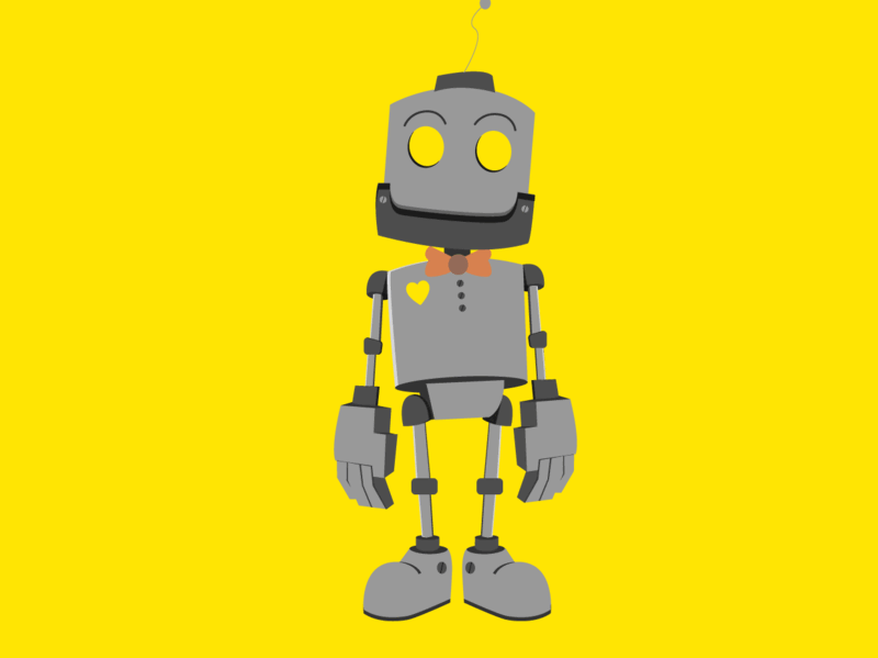 Robotinho character character creation illustration robot