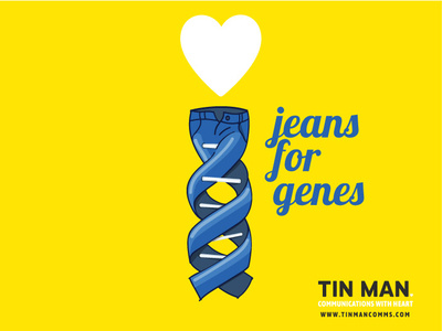 Jane For Jeans design dna gene heart jeans love tin man