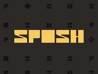 Sposh activewear design design agency logo logo design typography